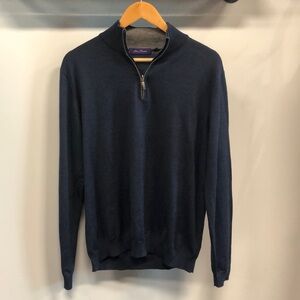 Alan Flusser Quarter Zip Sweater